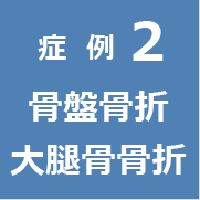 症例2　骨盤骨折大腿骨骨折