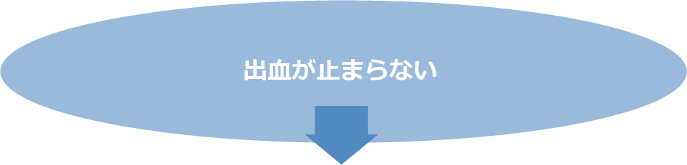 出血が止まらない