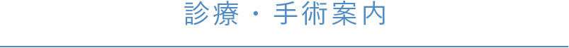 診療・手術案内